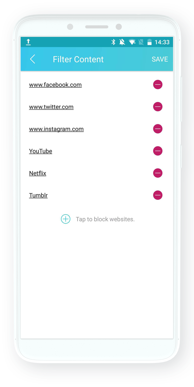 Tether app - visual guide